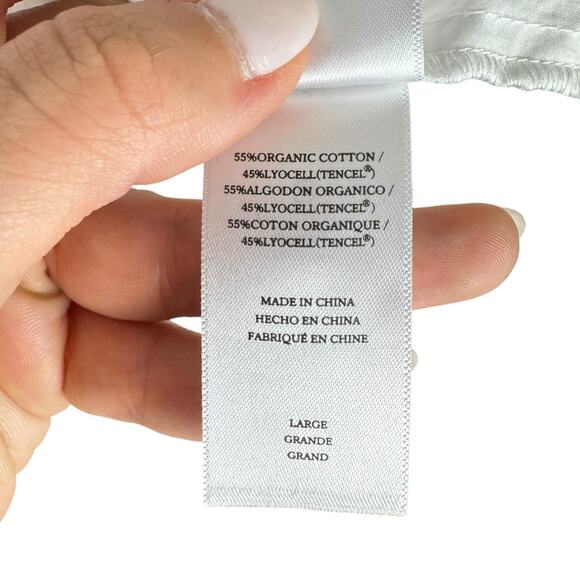 Rails Arielle White Eyelet Cotton Blend Short Sleeve Mini Layered Ruffle Dress - Picture 15 of 16